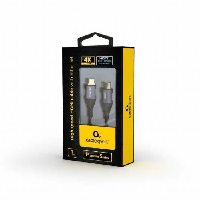 Кабель HDMI - HDMI GEMBIRD (CCBP-HDMI-1M), вилка-вилка, HDMI 2.0, Premium Series, длина - 1 метр-0