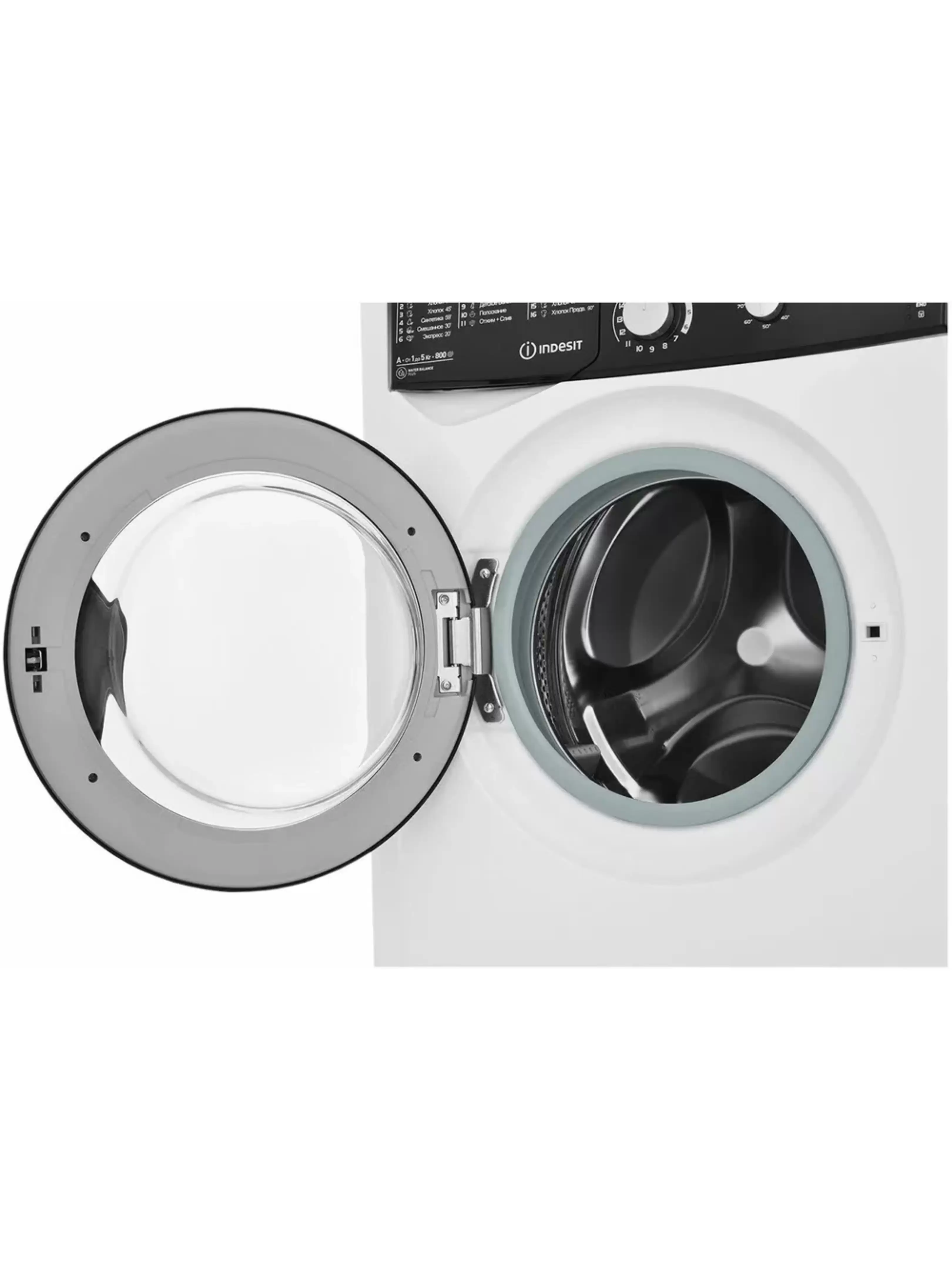 Стиральная машина Indesit EWSB 5085 BK CIS (42 см / 5кг / 800об / Extra Wash / A)-4
