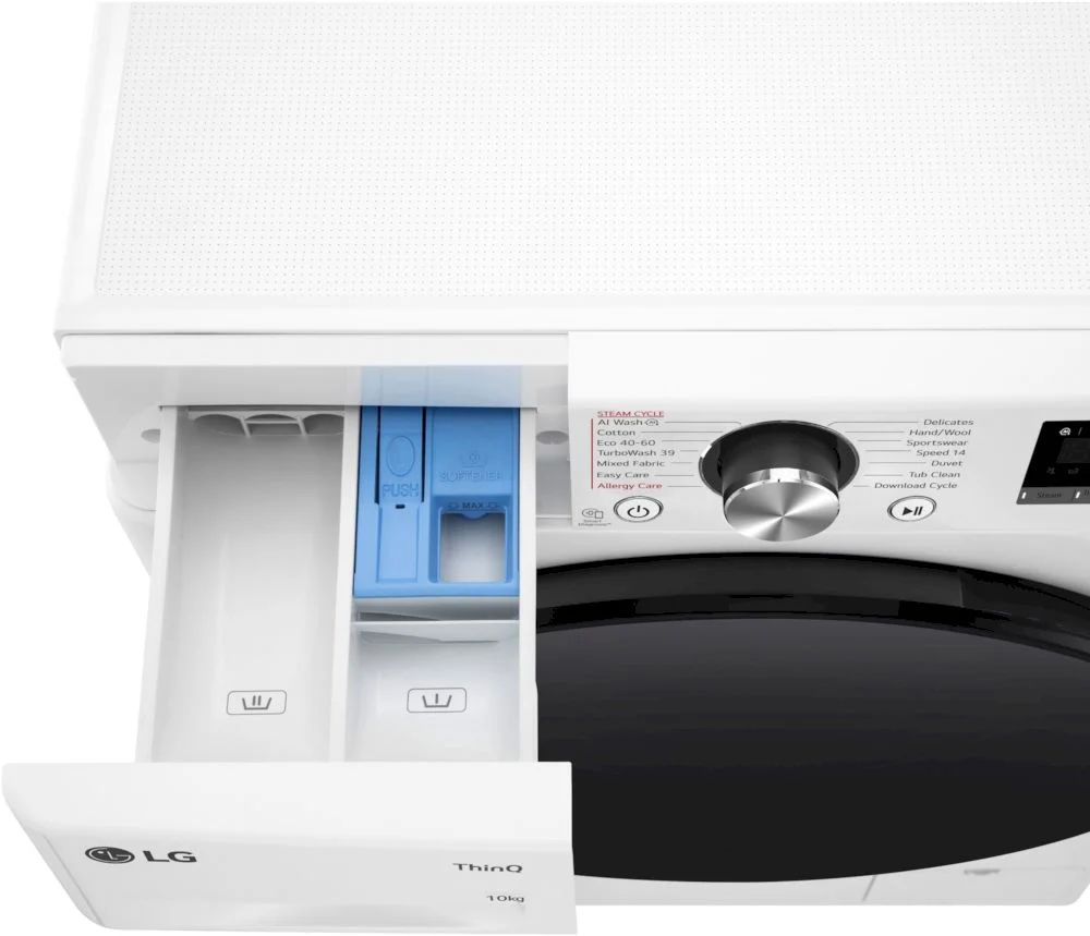 Стиральная машина LG F4WR710S2W (56,5см / 10кг / 1400об / пар / AI DD / Steam /TurboWash™ 360˚ / Inverter Direct Drive / Wi-Fi / A+++)-6
