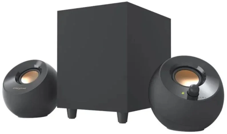 Колонки 2.1 Creative Pebble Plus / 8W / USB / Черный /-0
