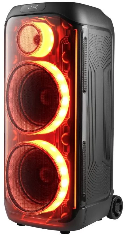 Беспроводная портативная колонка Defender Boomer 130 / 130W / USB / Bluetooth / LED подсветка / дисплей / караоке-0