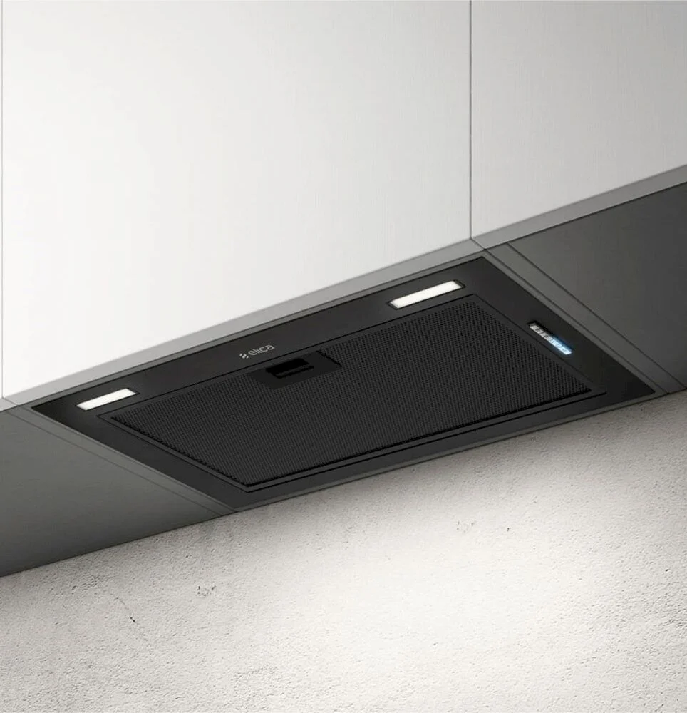 Вытяжка полновстраиваемая Elica FOLD BL MAT/A/52 (1050 м³/ч / 180 Вт / LED освещение 2x2.1 Вт / ширина - 51.4 см / черный)-0