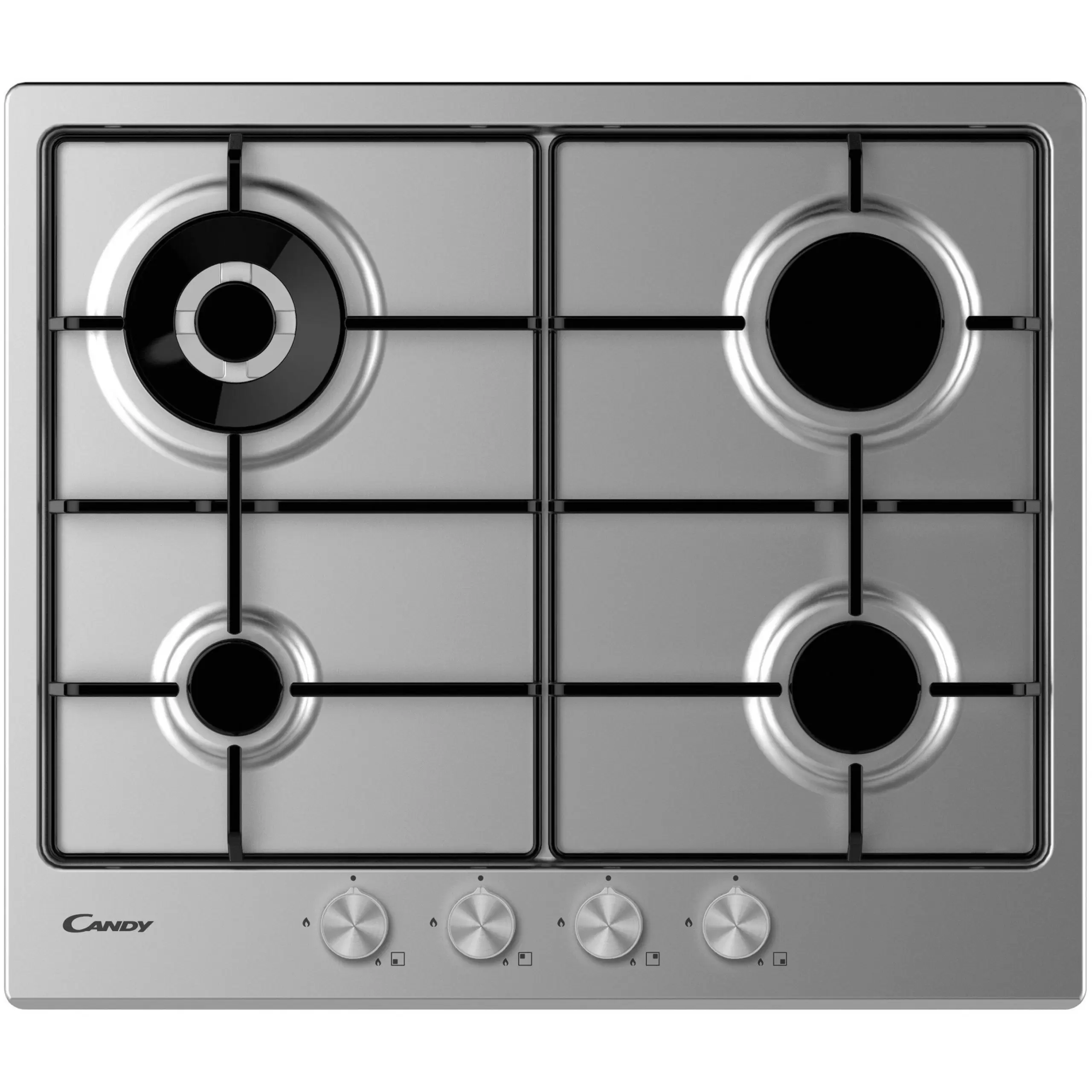 Поверхность газовая Candy CHW6BR4WPX (Moderna / Нерж / Сталь)-1