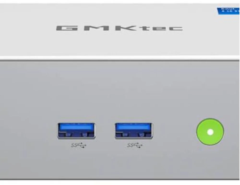 Мини компьютер GMKtec M3 i5-12450H(16GB DDR4 + 512GB SSD, WIN 11 Pro, EUPower Supply, Silver)-5