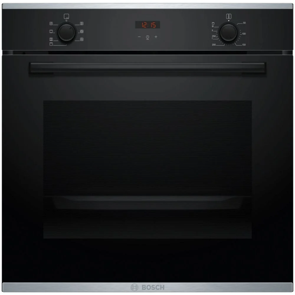 Духовой шкаф Bosch HBS233BB0 (Serie4 / 71 л / до 275 °C / Чёрное стекло / Гриль / EcoClean Direct задняя стенка / A)-1