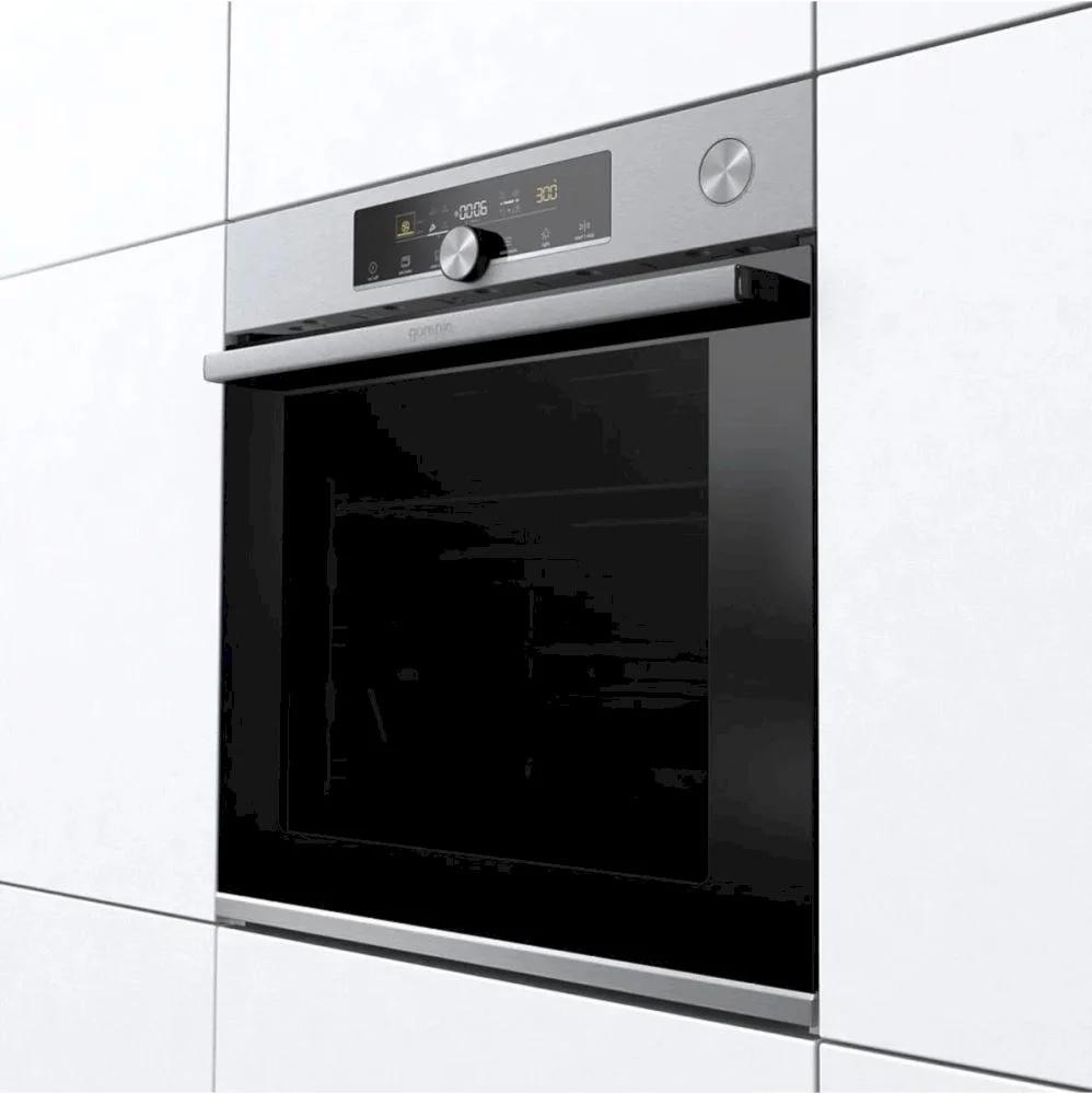 Духовой шкаф с добавлением пара Gorenje BSA6747A04X (Advanced / 77 л / до 300 °C / Чёрный, стекло / CataClean / Per.Grill / телескоп. напр. (x2) / A+-5