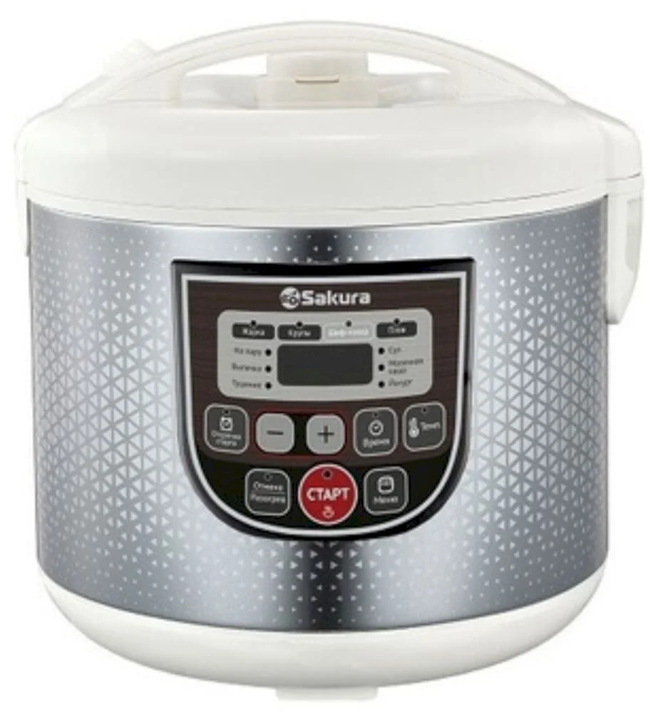 Мультиварка Sakura SA-7753W (5л / 800 Вт / 10 программ)-0