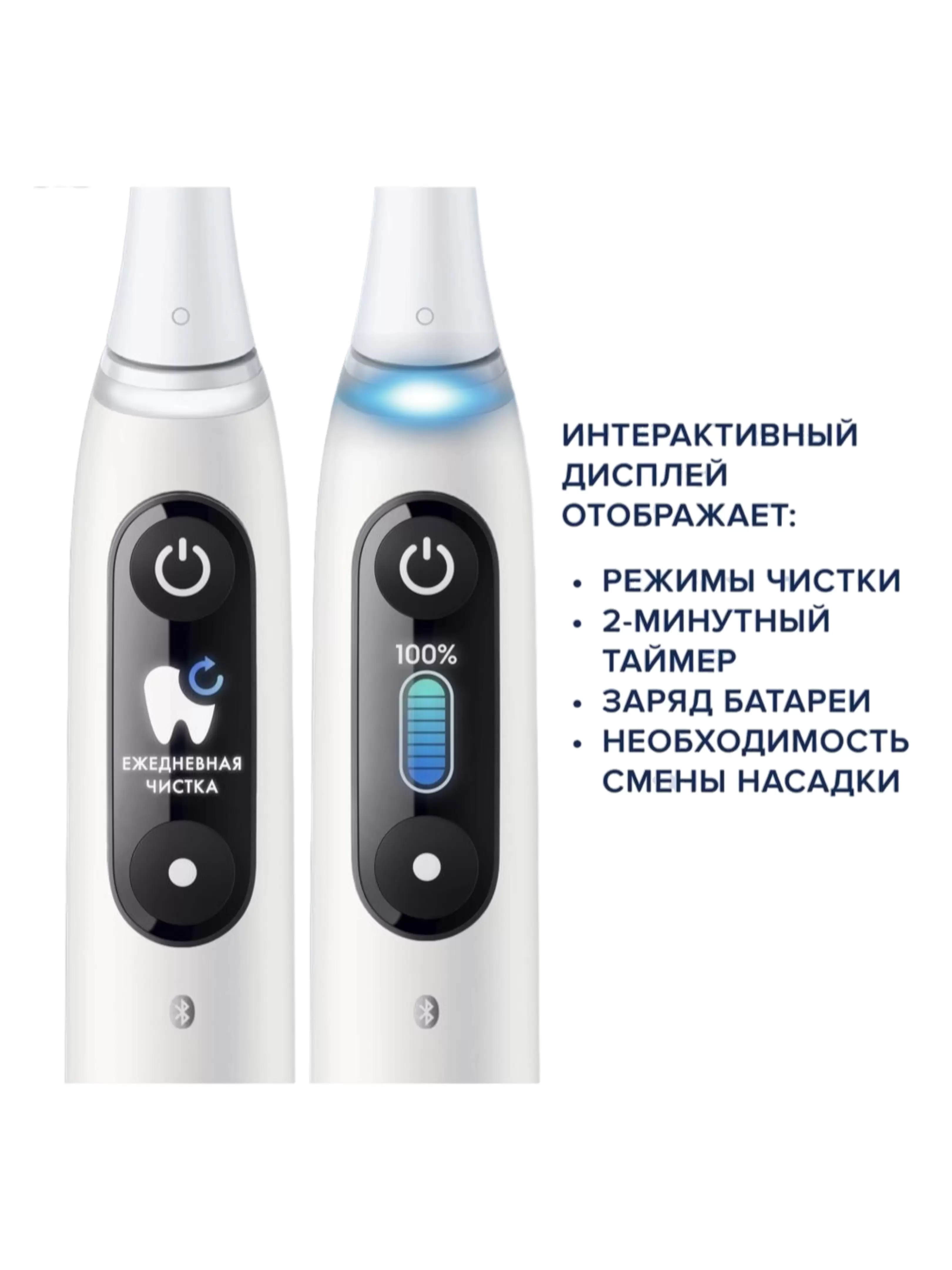 Зубная щетка электрическая Braun Oral-B iO 9 White Alabaster-3