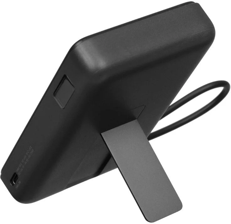 Портативная батарея Xiaomi Magnetic Power Bank with Built-in Stand 10000mAh, встроенный кабель, черный (BHR08P9GL)-1