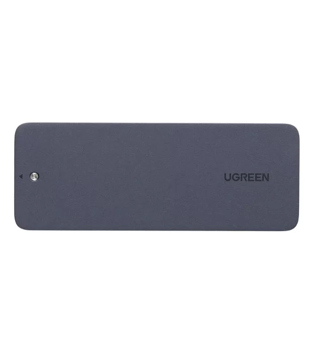 Внешний бокс для SSD M2 Ugreen CM777 M.2NVME Hard Drive Enclosure 20Gbps. Цвет: серый космос-0