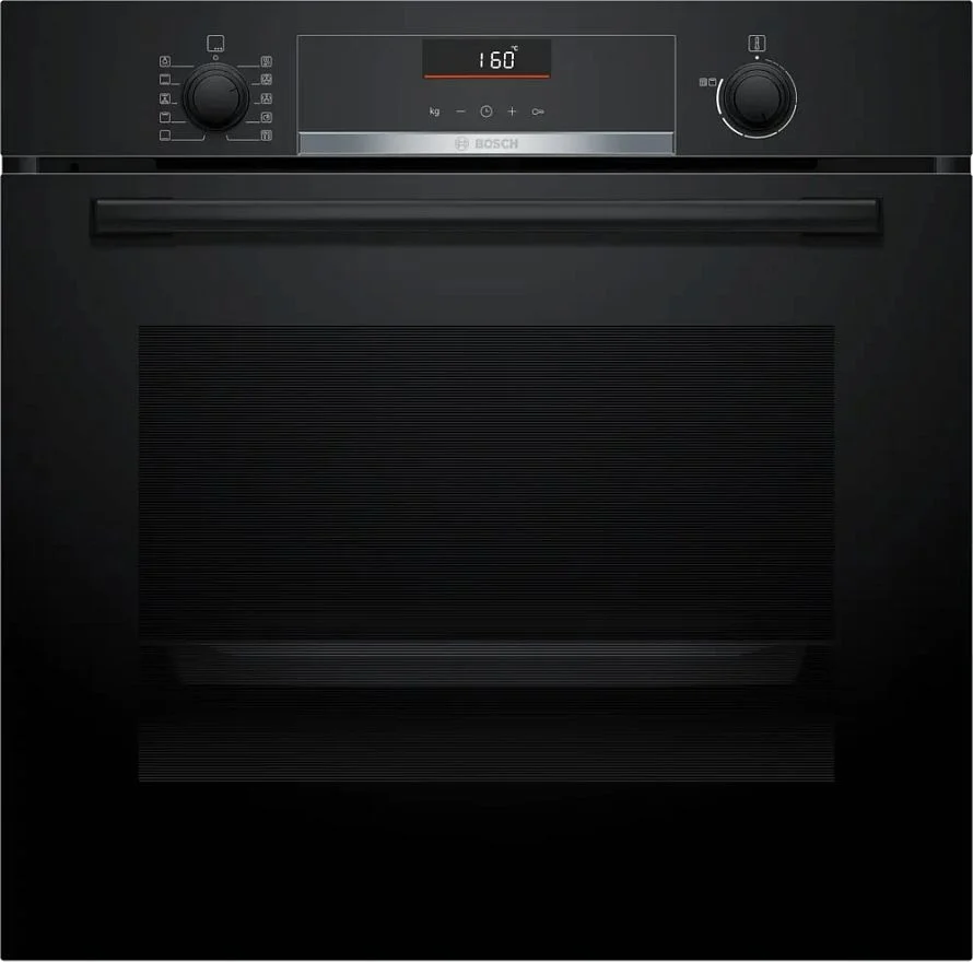Духовой шкаф Bosch HBG536EB3 (Serie6 / 71 л / до 275 °C / чёрное стекло / Гриль / Телескоп. напр. (x1) / EcoClean Direct задняя стенка / SoftClose /A)-0