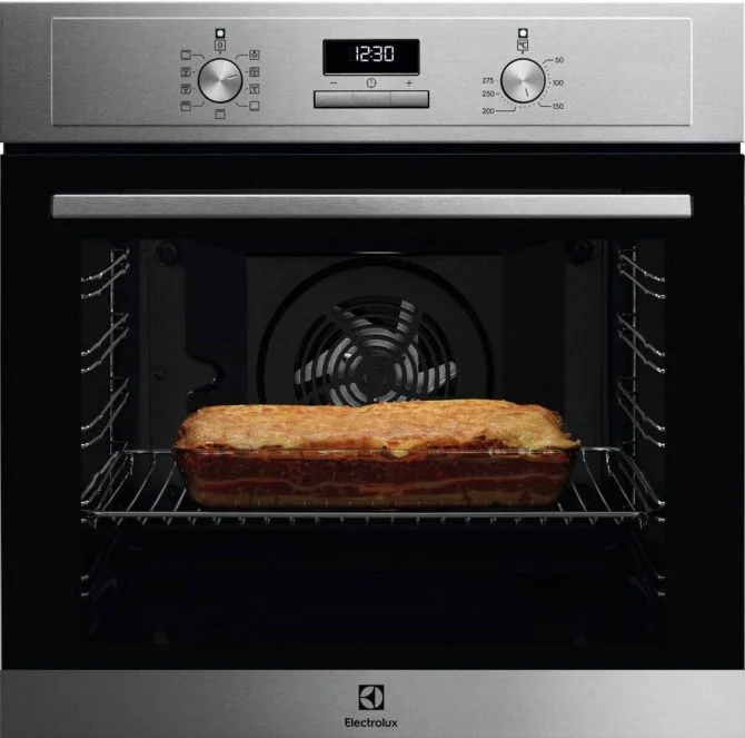 Духовой шкаф Electrolux EOF3H40X (SurroundCook 600 / 72 л / до 275°C / Нерж.сталь / AquaClean / боковые. напр.)-0