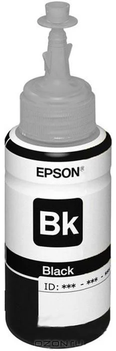 C13T66414A Контейнер Epson C13T66414A L100 Black (ёмкость с чернилами 70мл)-0