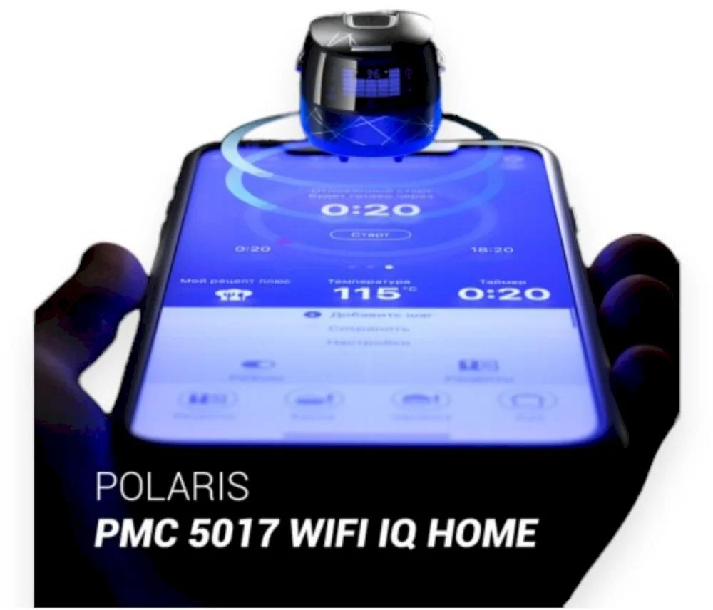 Мультиварка Polaris PMC 5020 Wi-Fi IQ Home (5 л / 750 Вт / 45 программ / поддержание тепла, отложенный старт / управление со смартфона)-5