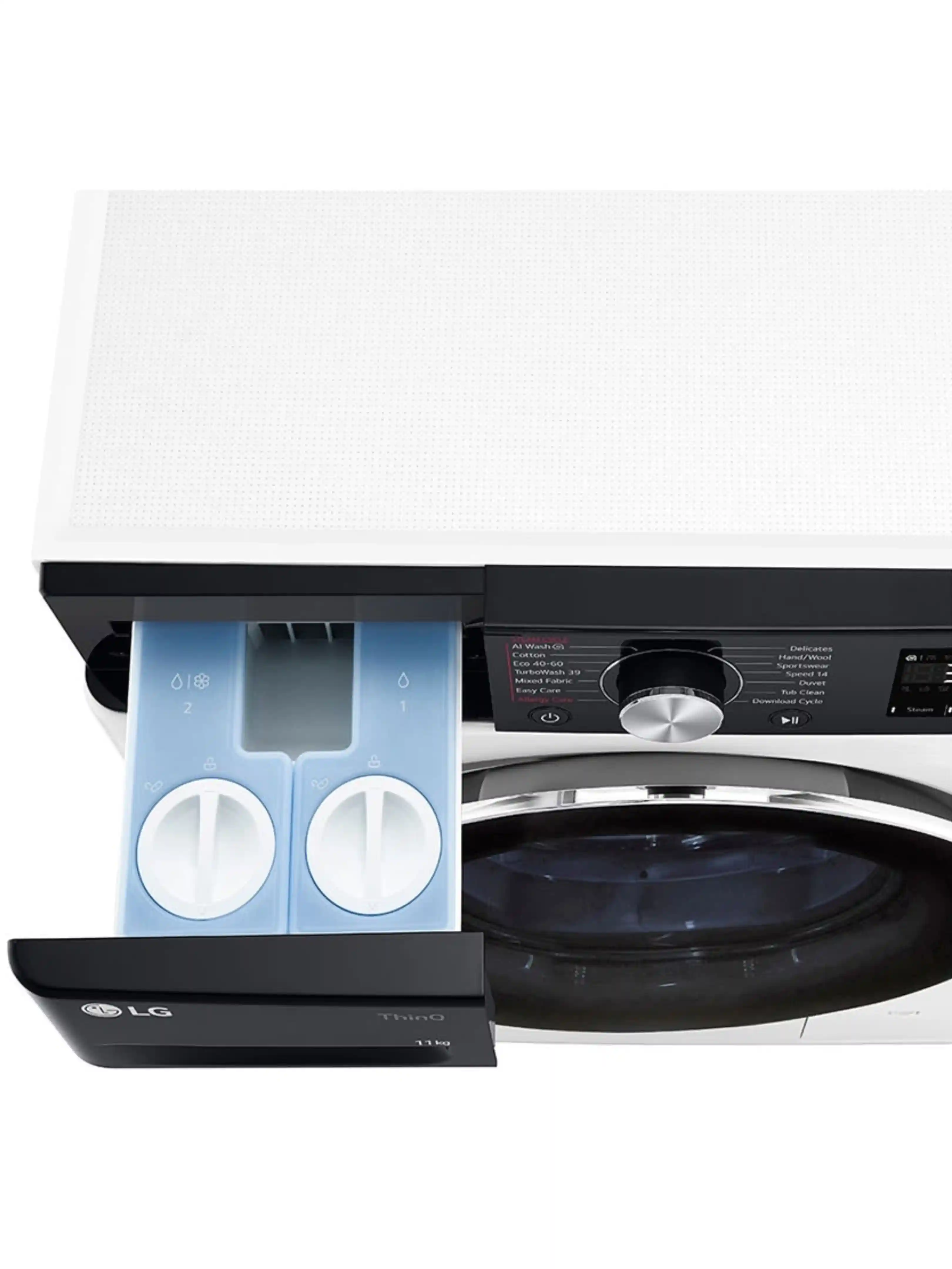 Стиральная машина LG F4WR711S3HA (56,5см / 11кг / 1400об / пар / AI DD / TurboWash360 / ThinQ(Wi-Fi) / Inverter Direct Drive / A+++)-6