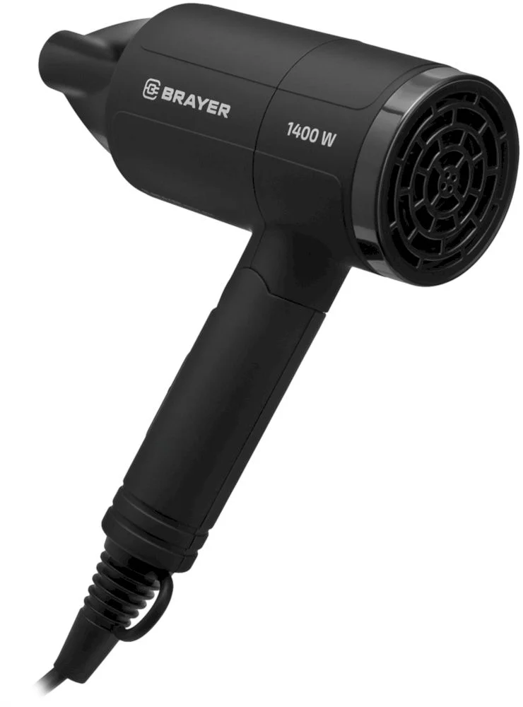 Фен Brayer BR3040 (компактный / 1400 Вт / 2 режима / шнур - 1.8 м)-1