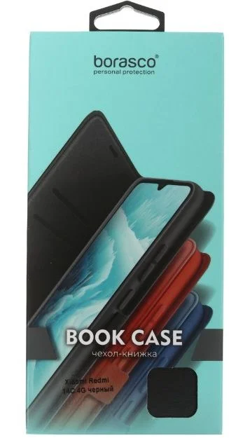 Чехол-книжка Borasco для Samsung Galaxy A17, черный-0