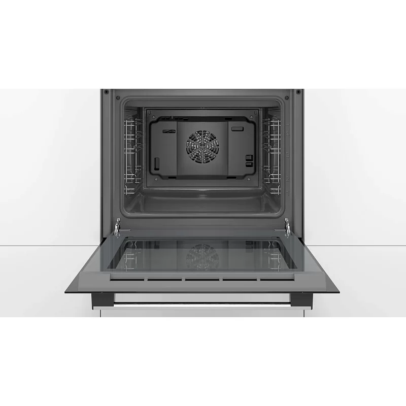 Духовой шкаф Bosch HBF113BR1S (Serie2 / 66 л / до 270 °C / Нерж сталь / Гриль / съемные направляющие / A)-3