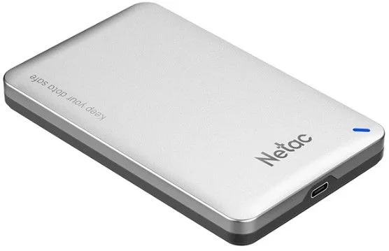 Внешний бокс для SSD 2.5 Netac WH12 2.5" с кабелем USB-C-USB-C. Цвет: серый-0
