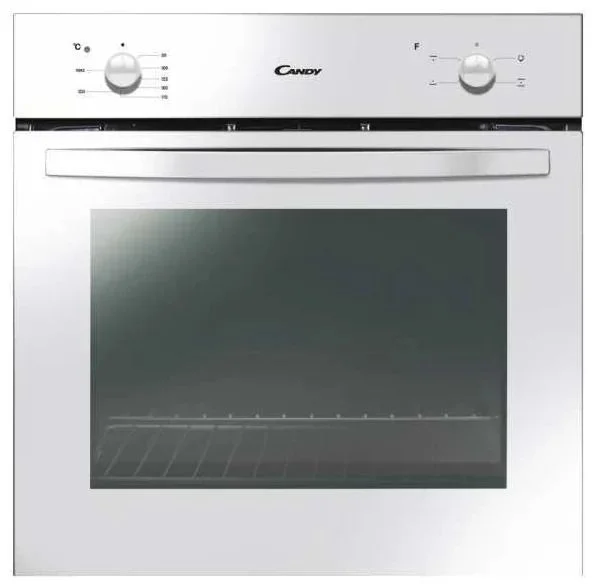 Духовой шкаф Candy FCS100W (Smart / 71 л / до 245 °C / Белый, эмаль / Гриль / Рельефные направляющие / A)-0