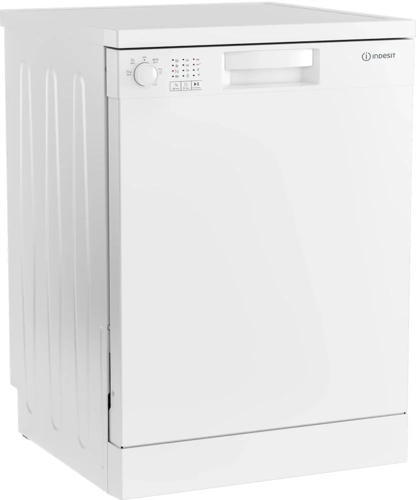 Машина посудомоечная отдельностоящая 60 см Indesit DF 3A59 B (13 комплектов / 2 полки / Расход воды - 12,9 л / Белый)-0