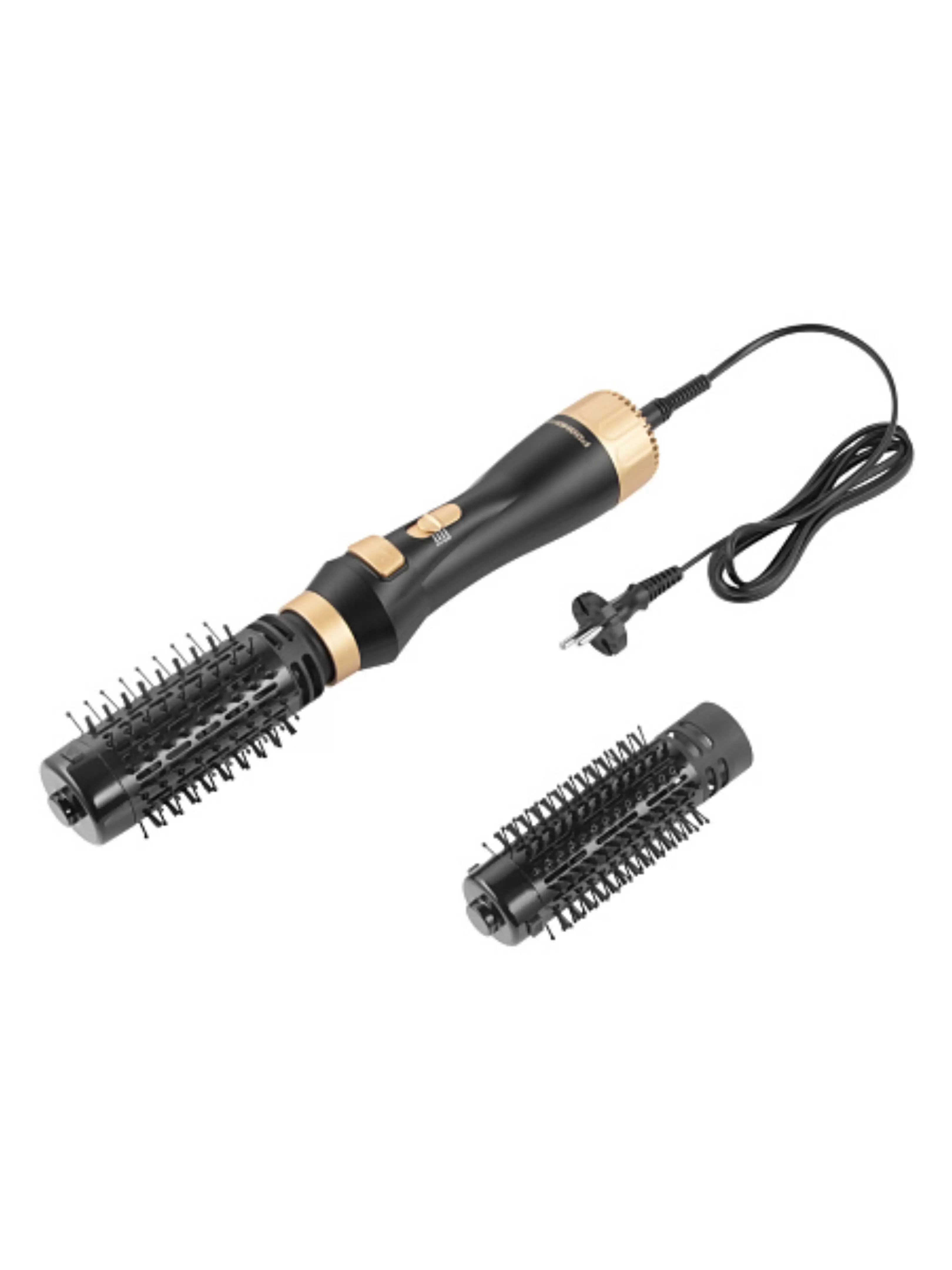 Фен-щетка Redmond HD1730 (1200 Вт / вращающаяся щетка / диаметр 50 мм, 40 мм / 3 режима / холодный воздух / шнур - 1,8 м / черный/золотой)-5