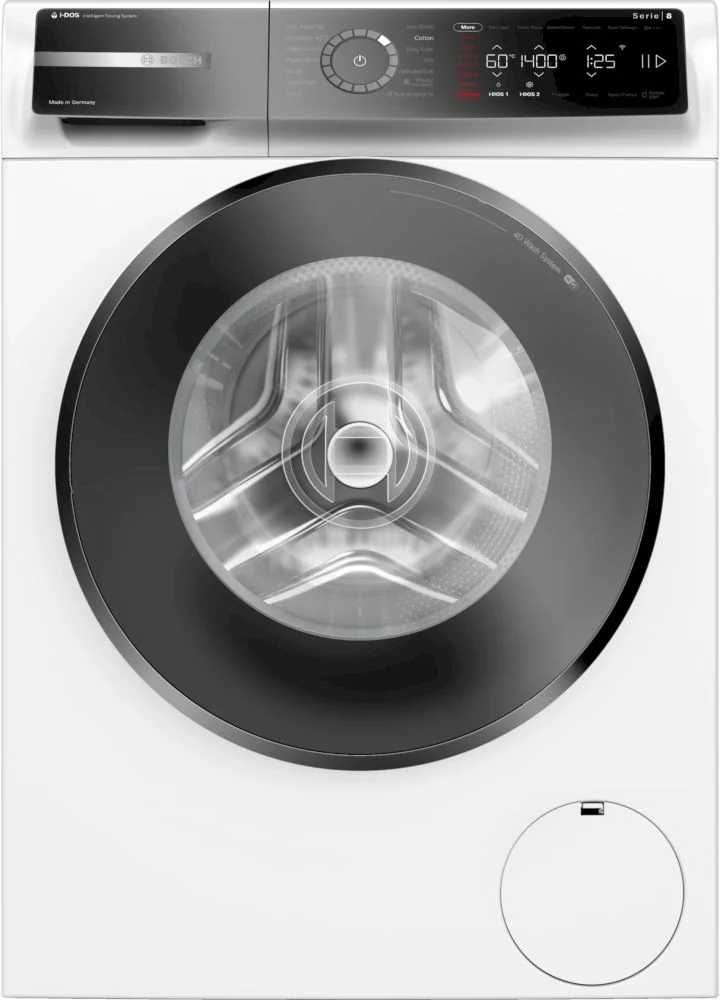 Стиральная машина Bosch WGB254A0SN (Serie8 / 59-64,8см / 10кг / 1400об / пар / i-DOS / SpeedPerfect / ActiveWater Plus / Home Connect / A+++)-0