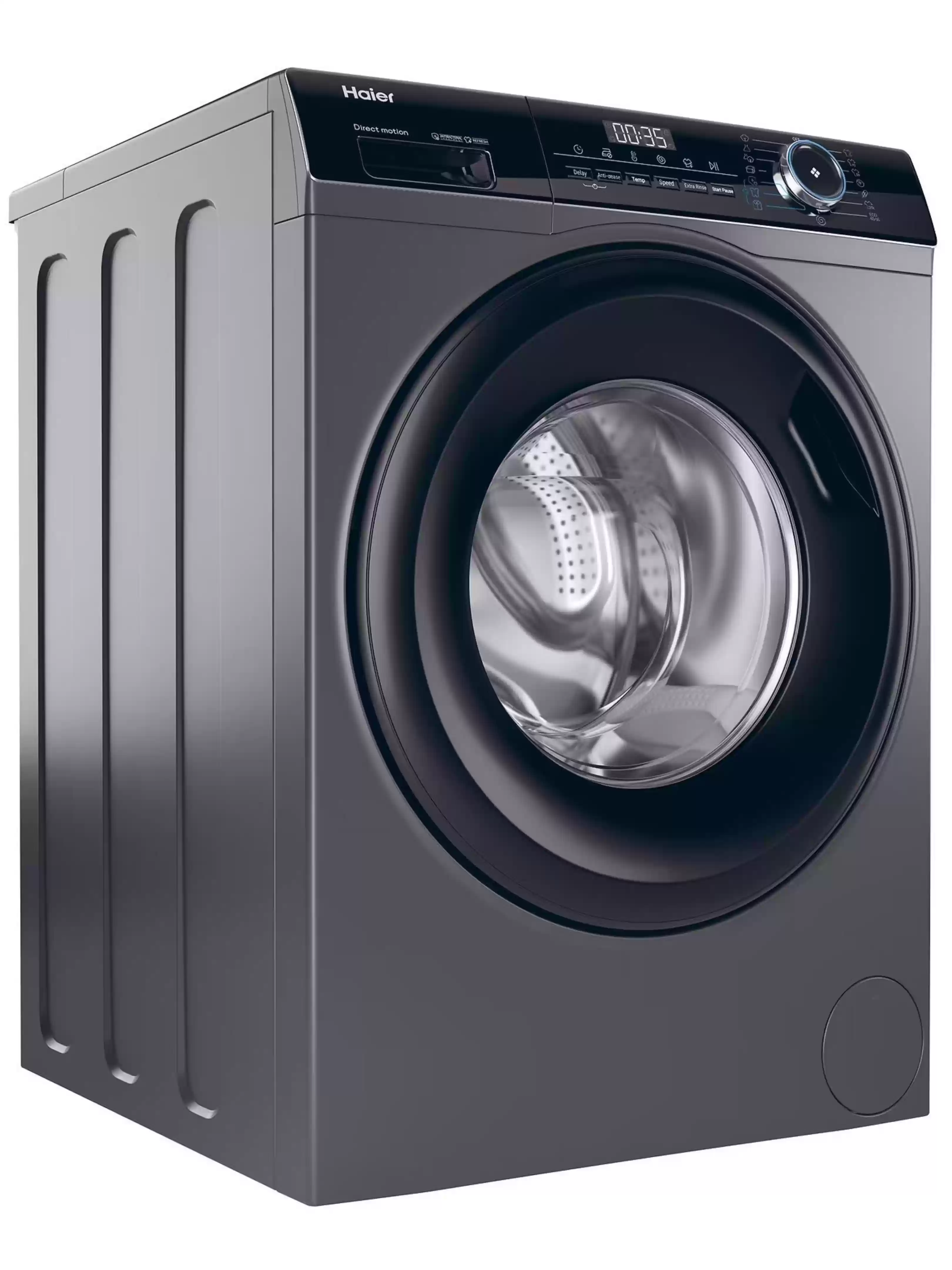 Стиральная машина Haier HW80-B14939S8 (I-Pro Serie3 / 62 см / 8кг / 1400об / пар / Direct Motion / A+++ / Антрацит)-2