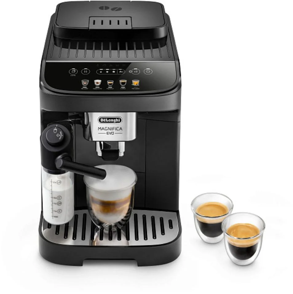 Кофемашина DeLonghi Magnifica Evo ECAM290.61.B (кофе зерновой, молотый/ 1450 Вт/ 1.8 л/ автоматический капучинатор/ 4 напитка)-0