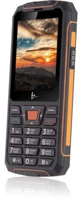 Телефон мобильный F+ R280 Black-orange-0