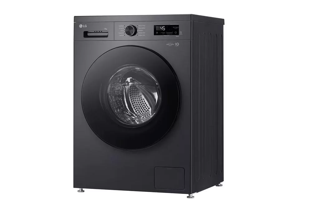 Стиральная машина LG F4X1009NMB (55-59см / 9кг / 1400об / пар / Wi-Fi / серый / А+++)-0