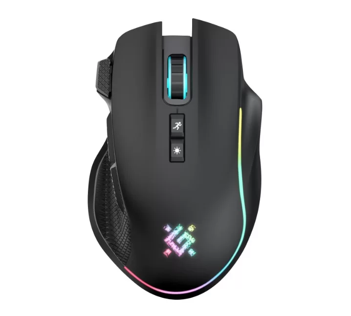 Беспроводная игровая мышь Defender Thunder GM-213 (1600dpi,400мАч), черная-0