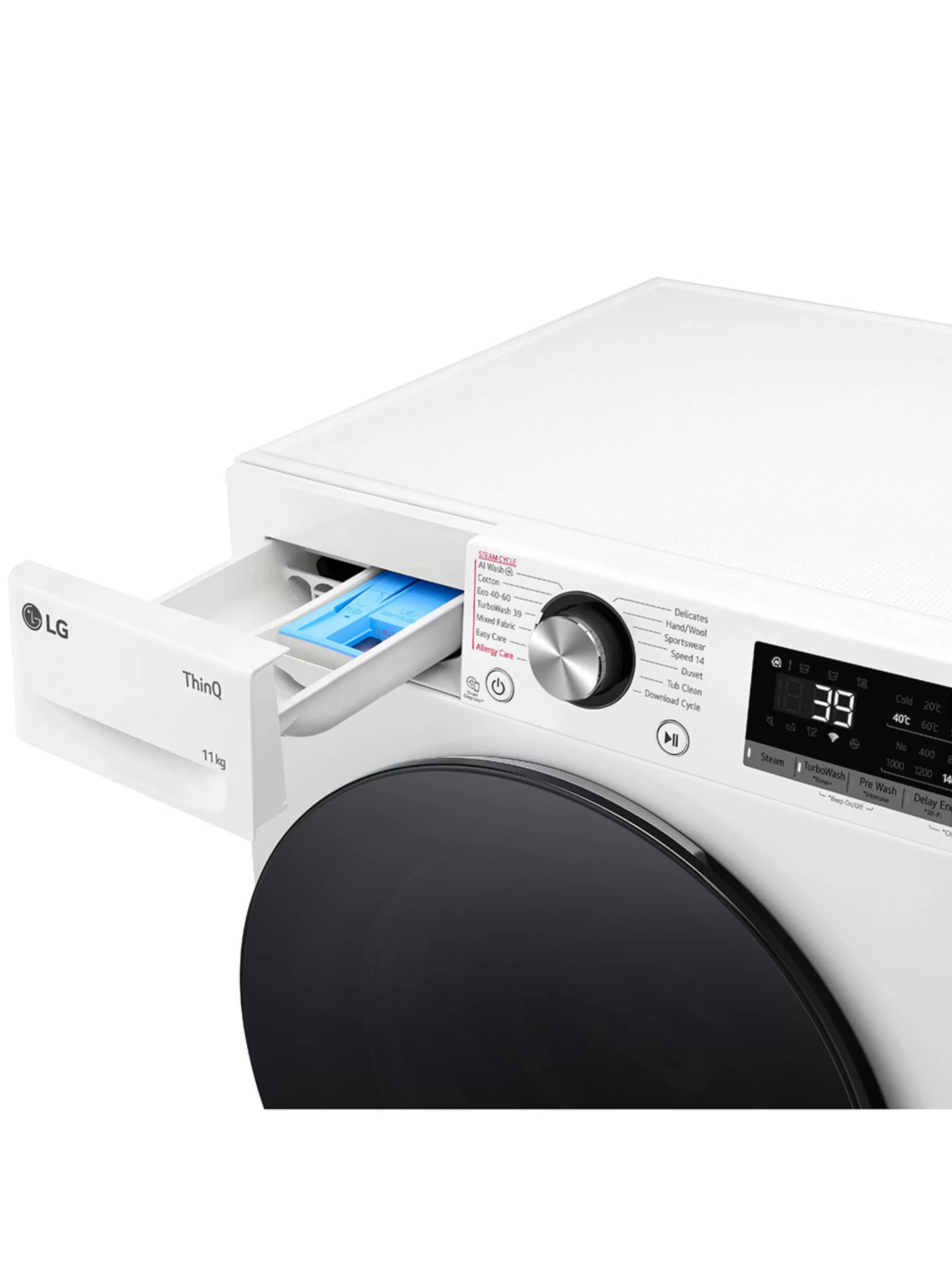 Стиральная машина LG F4WR711S2W (56,5см / 11кг / 1400об / пар / AI DD / Steam / ThinQ(Wi-Fi) / Inverter Direct Drive / A+++)-4