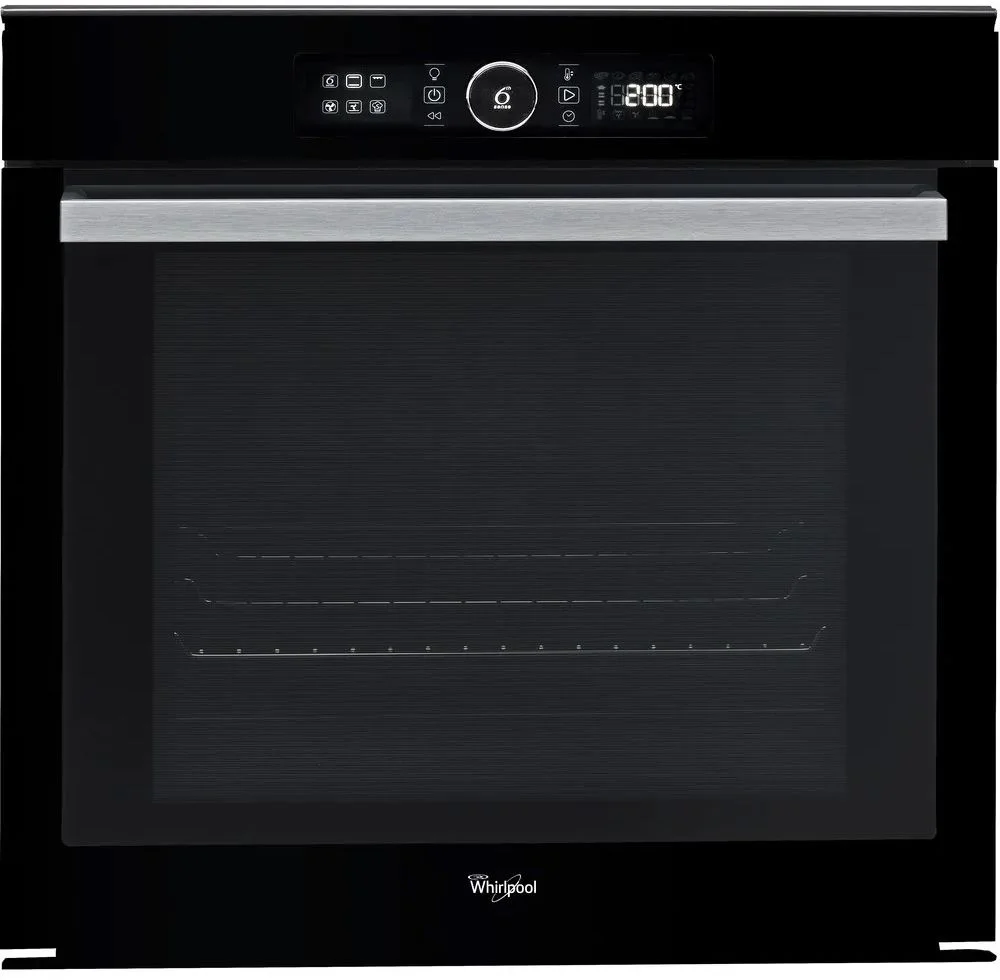 Духовой шкаф Whirlpool AKZM 8421 H NB (73 л / до 250 °C / Чёрный, стекло / Гидролиз / Гриль / Телескоп. напр. / сенсорный экран / SoftClosing / A+)-0
