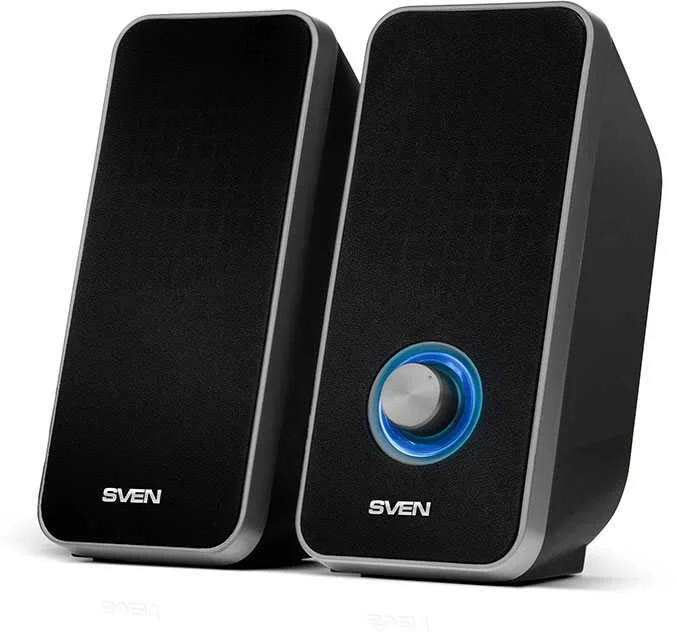 Колонки 2.0 SVEN 325 / 6W / USB-питание / Чёрный / корпус - пластик-0