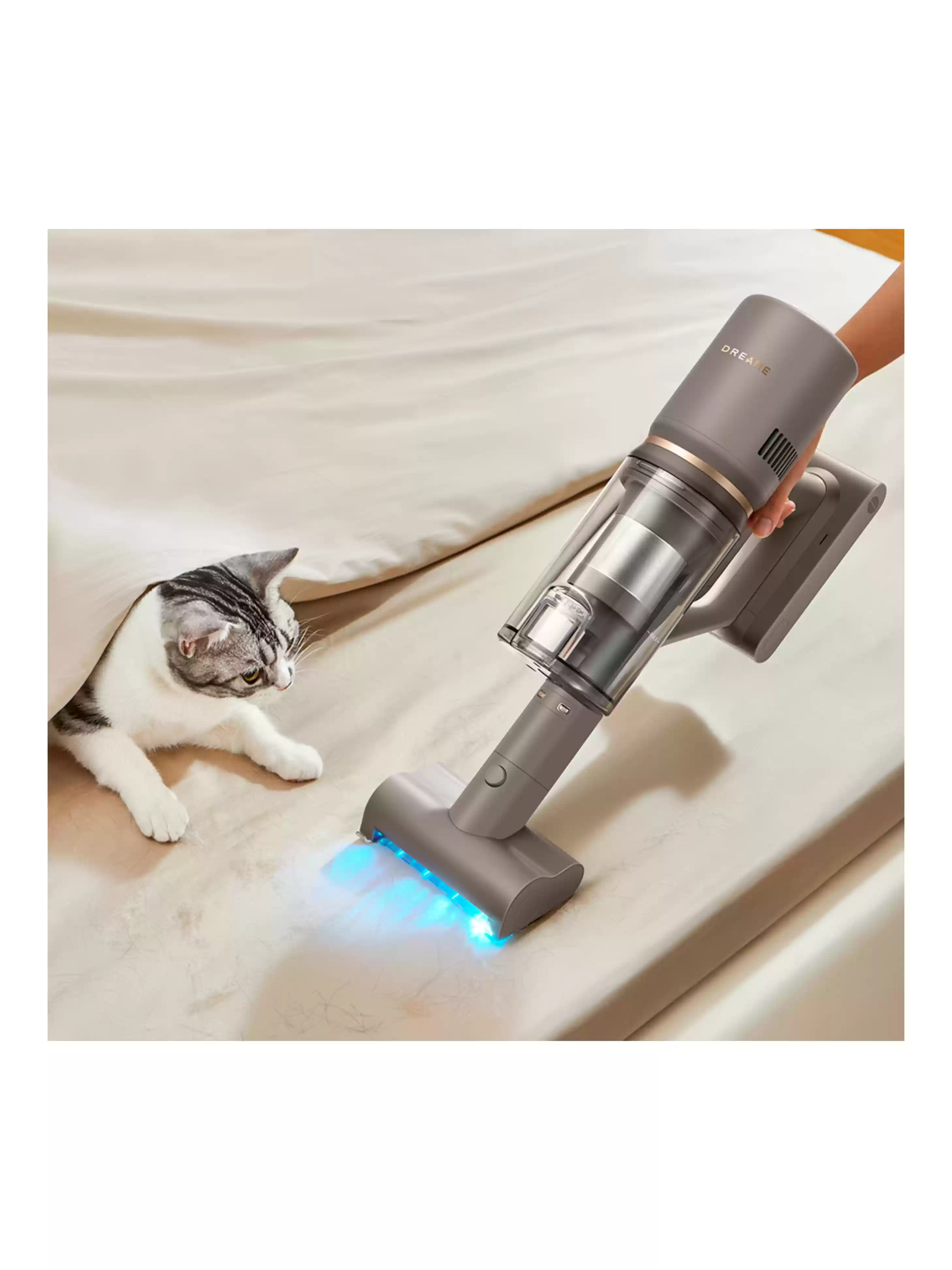 Пылесос вертикальный Dreame Z10 Station (481 Вт, контейнер 0.5 л), серый-7