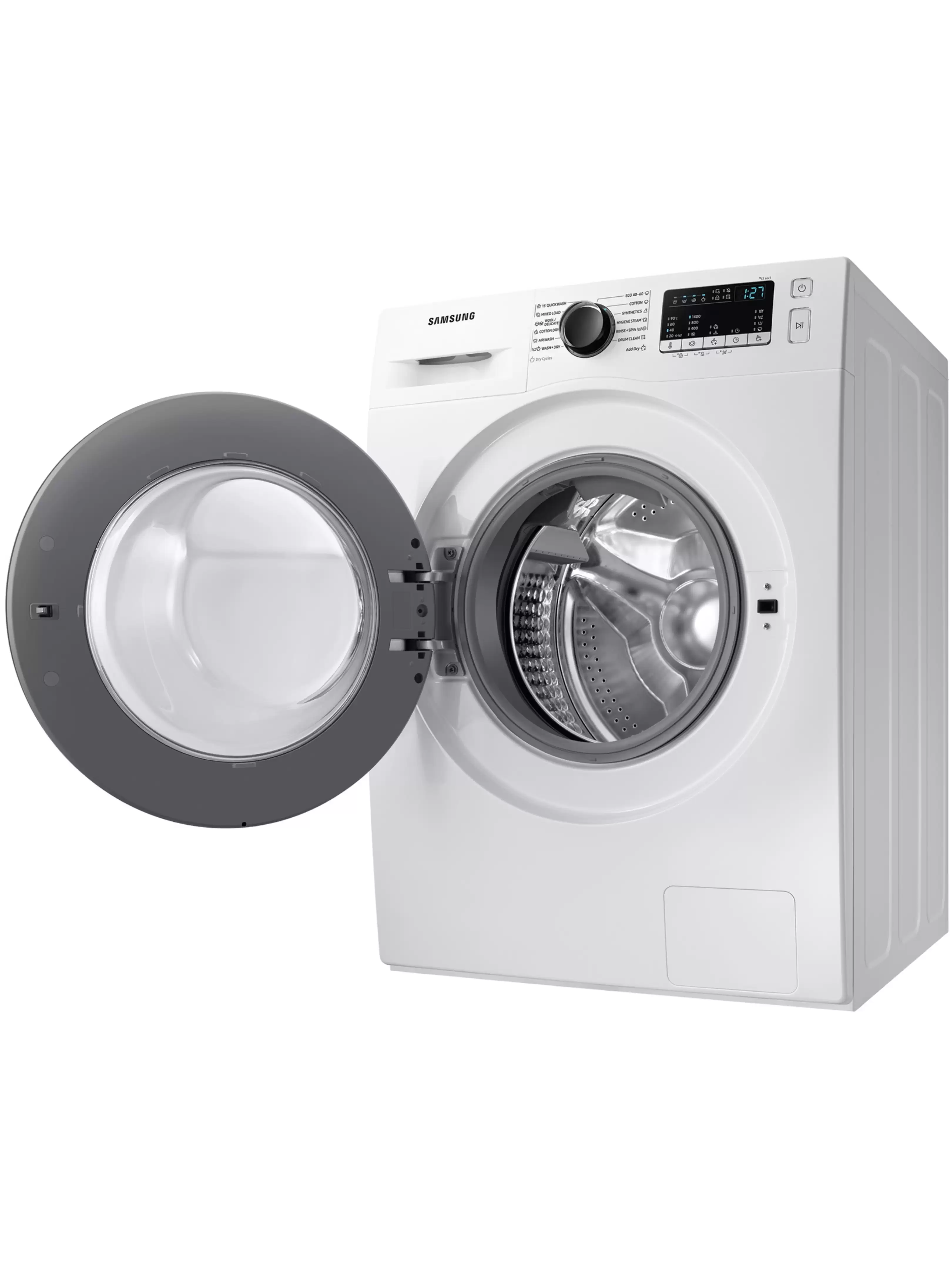 Стирально-сушильная машина Samsung WD80T4046CE/LE (60см / 8кг / 5кг / 1400об / пар / Air Wash / EcoBubble™ / AddWash  / AirWash / Digital Invertor)-5