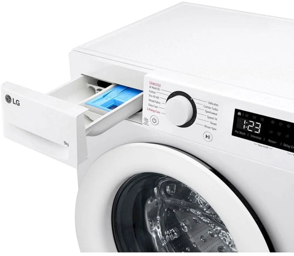 Стиральная машина LG F2WR509SWW (47,5 см / 9 кг / 1200 об / пар / AI DD™ / Steam™ / Smart Diagnosis / А+++)-4