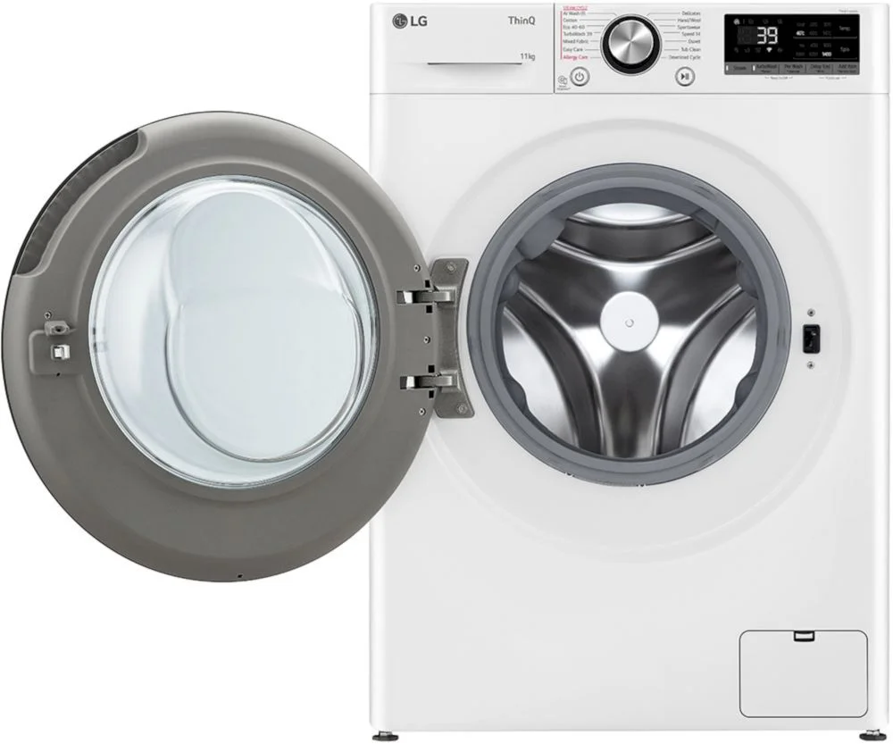 Стиральная машина LG F4WR711S2W (56,5см / 11кг / 1400об / пар / AI DD / Steam / ThinQ(Wi-Fi) / Inverter Direct Drive / A+++)-1