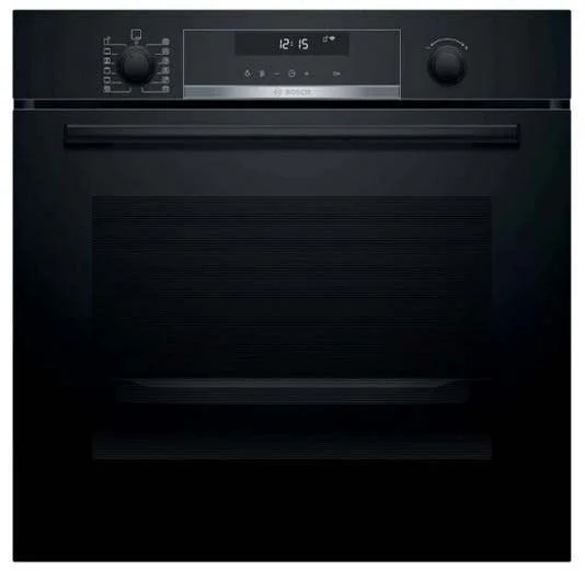 Духовой шкаф Bosch HBG5780B6 (Serie6 / 71 л / до 275 °C / Чёрное стекло / Гриль / телескоп. напр. (x1) / Пиролиз / SoftClose / Home Connect / A)-0