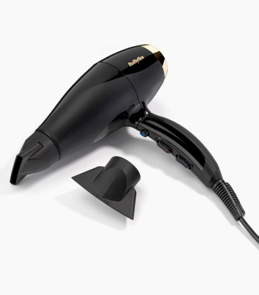 Фен BaByliss 6714E (полноразмерный / 2300 Вт / 3 режима / холодный воздух / генератор ионов / шнур - 2,8 м / AC-мотор)-3