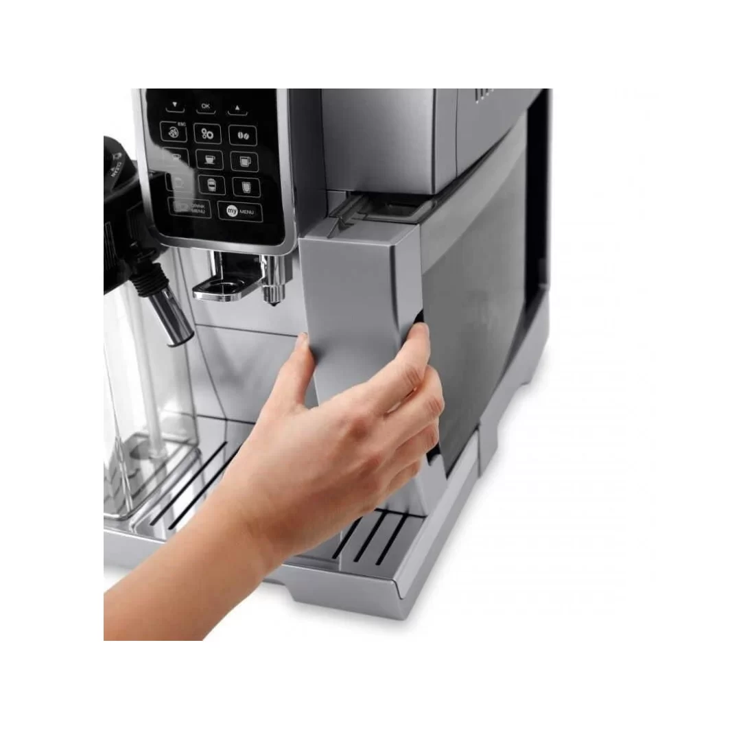 Кофемашина DeLonghi Dinamica Plus ECAM380.85.SB (кофе зерновой, молотый/ 1450 Вт/ 1.8 л/ автоматический капучинатор/ 12 напитков)-4