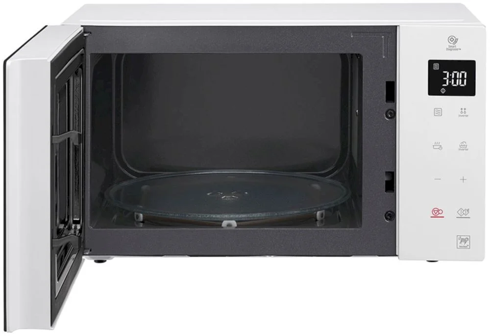 Микроволновая печь LG MS23NECBW (23 л, 1150 Вт, переключатели сенсор, белый/черный, EasyClean, Smart Inverter)-6