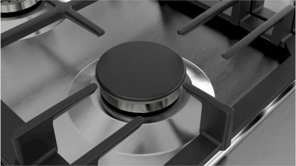 Поверхность газовая Bosch PCP6A5B90 (Serie6 / нерж / чугун / FlameSelect)-2