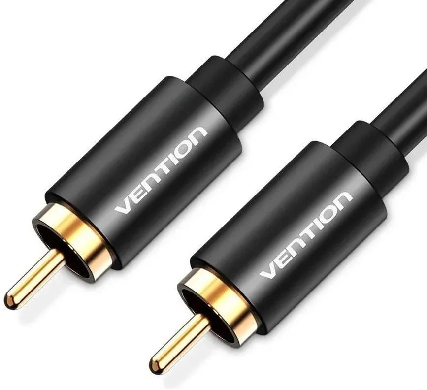 Кабель аудио Vention (RCA M - RCA M) длина 2м. черный-0