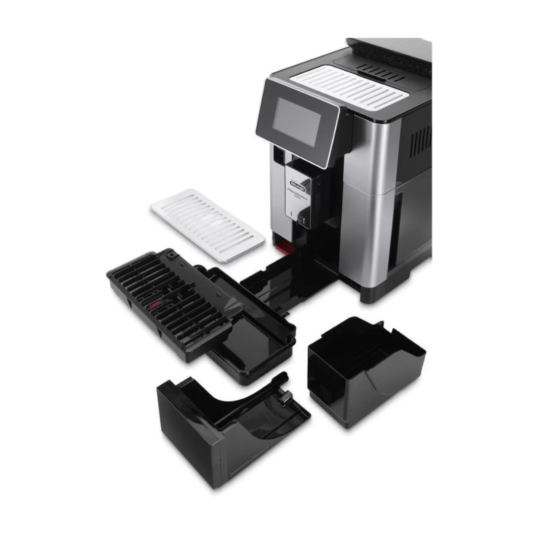 Кофемашина DeLonghi PrimaDonna SOUL ECAM610.55.SB (кофе зерновой, молотый/ 1450 Вт/ 2.2 л/ автоматический капучинатор/ 18 напитков)-9