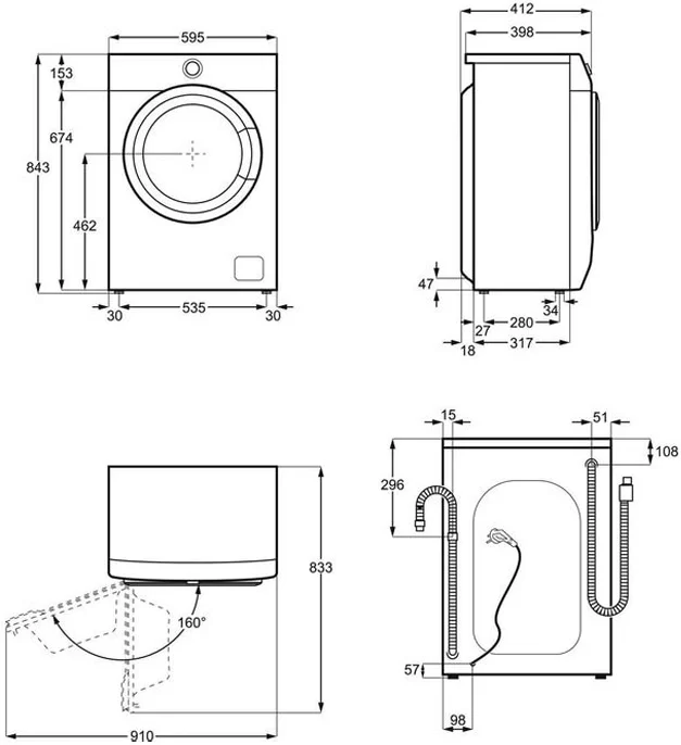 Стиральная машина Electrolux EWS6426BE (PerfectCare 600 / 37.8-41,1см / 6кг / 1200об / TimeManager / А+++)-3