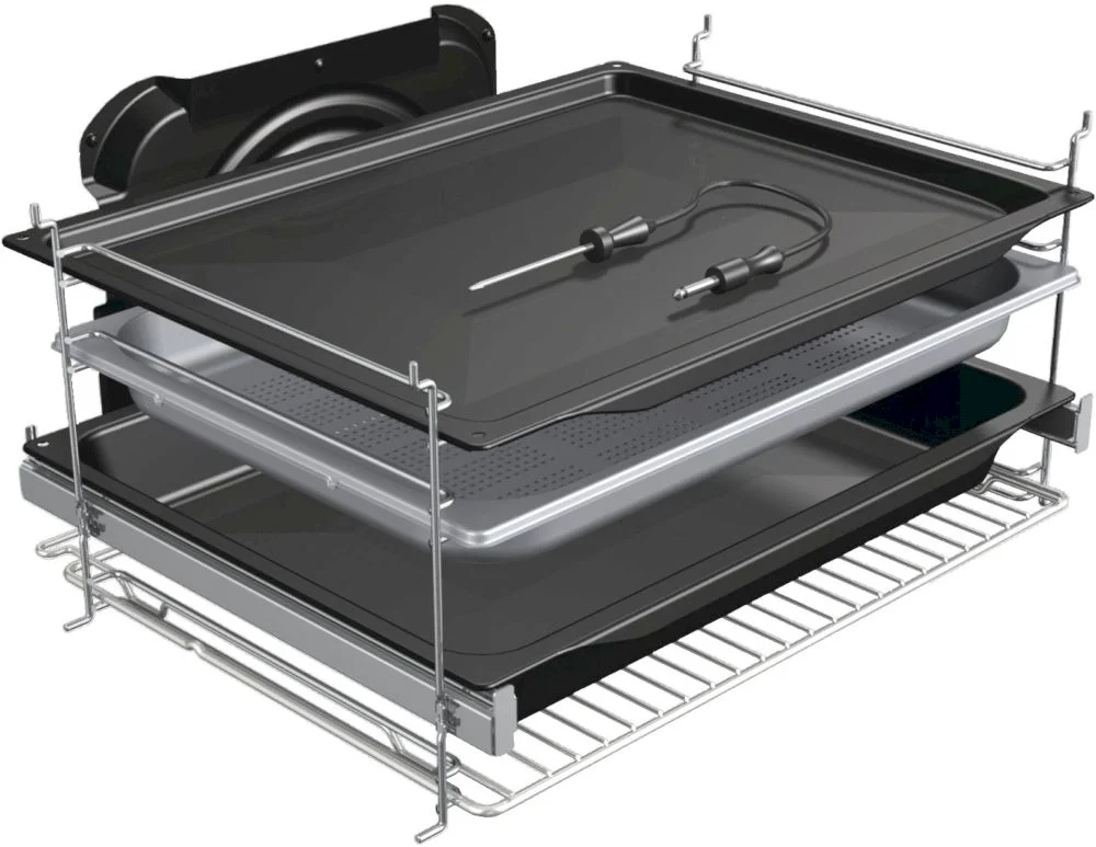 Духовой шкаф с функцией пароварки Gorenje BCS798S24X (Superior / Нерж. / SilverMatte / ProCook / AutoRoast / AquaClean / StayWarm / телескоп)-4