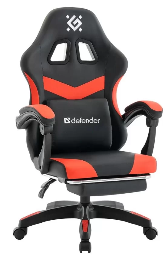 Игровое кресло Defender Runa PRO чёрный/красный-0