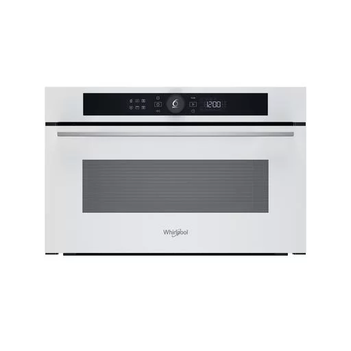 Микроволновая печь встраиваемая Whirlpool WMD54MW (Белое стекло / 31 литр / ширина - 59,5 см / 1000 Вт / Гриль - 800 Вт / JetDefrost 3D)-0